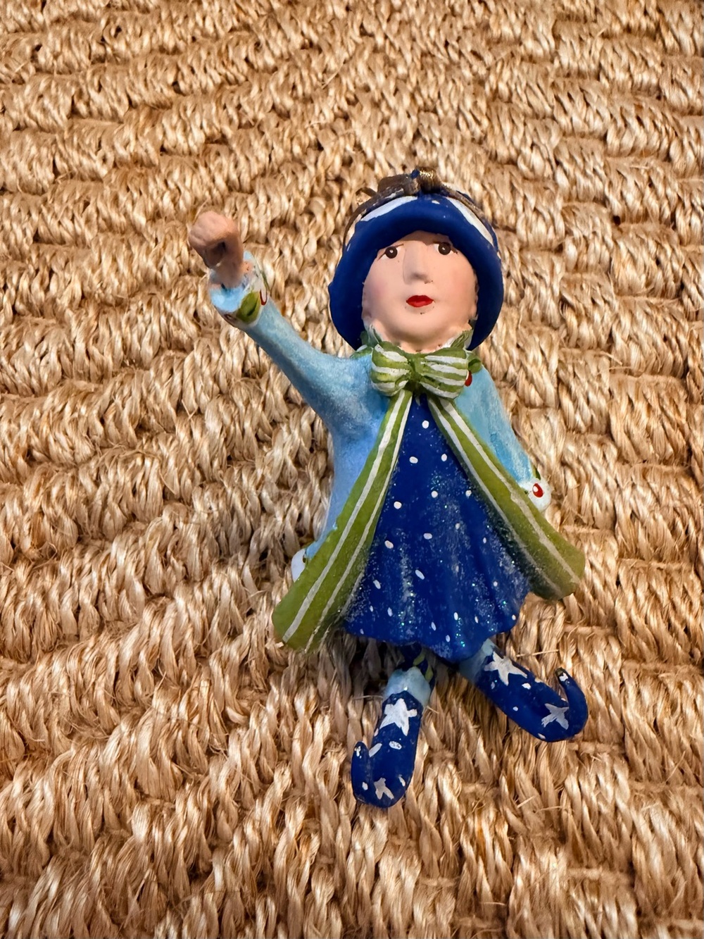MACKENZIE-CHILDS | Patience Brewster Dash Away Comet's Elf ornament